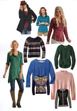 Tops, sweaters, and blouses
